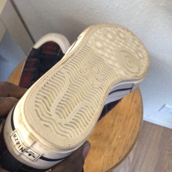 Plaid Sneakers with White Soles - Picture 7 of 7